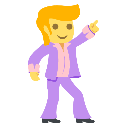 Man Dancing Element from EmojiTwo Colors Set
