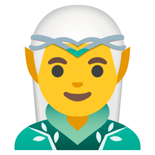 Man Elf Emoji from Noto Emojis Set