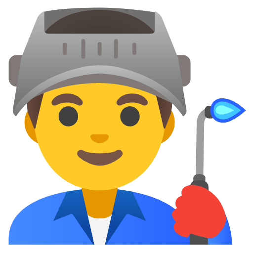 Man Factory Worker Emoji from Noto Emojis Set