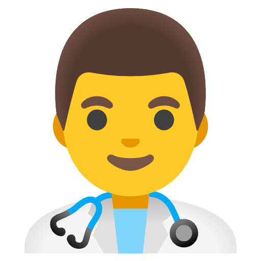 Man Health Worker Emoji from Noto Emoji Set
