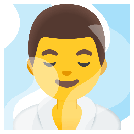 Man In Steamy Room Emoji from Noto Emoji Set