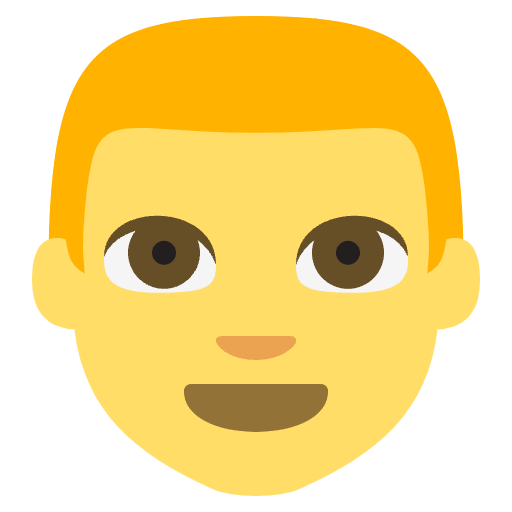 Man Emoji from EmojiTwo Colors Set