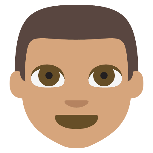 Man Medium Skin Tone Element from EmojiTwo Colors Set
