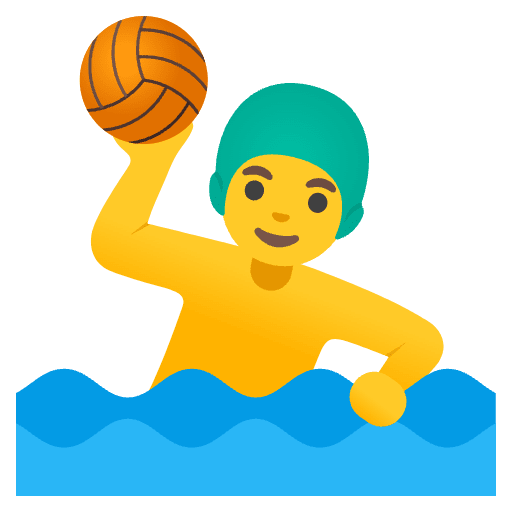 Man Playing Water Polo Emoji from Noto Emoji Set