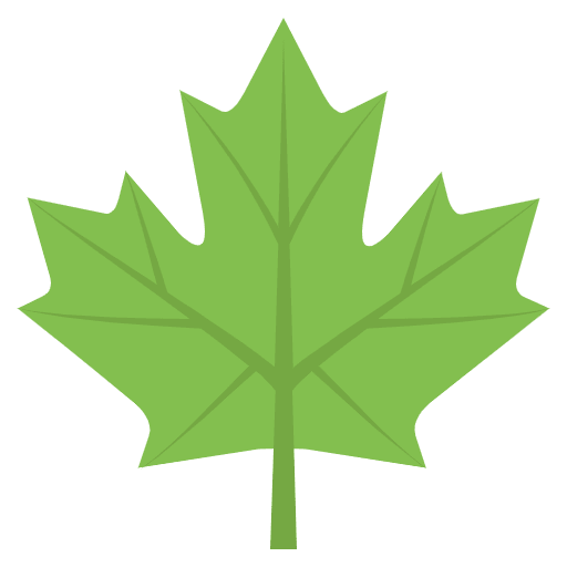 Maple Leaf Emoji from EmojiTwo Colors Set