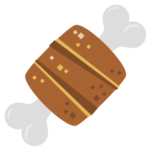 Meat On Bone Element from EmojiTwo Colors Set