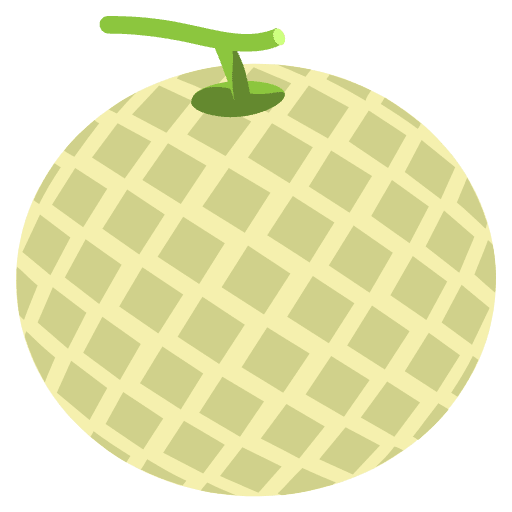 Melon Emoji from EmojiTwo Colors Set