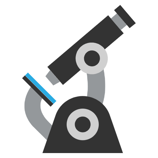 Microscope Emoji from EmojiTwo Colors Set