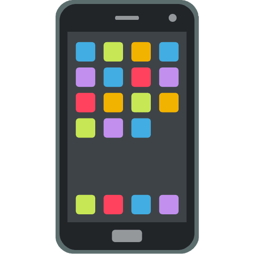 Mobile Phone Element from EmojiTwo Colors Set