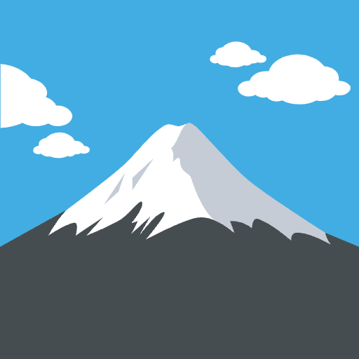 Mount Fuji Element from EmojiTwo Colors Set