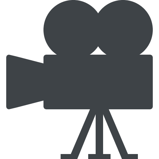 Movie Camera Icon Emoji from EmojiTwo Colors Set