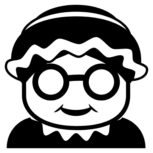 Mrs. Claus Emoji from EmojiTwo Black Set