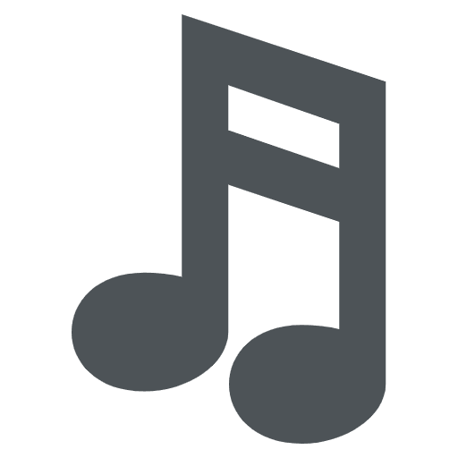 Musical Note Emoji from EmojiTwo Colors Set