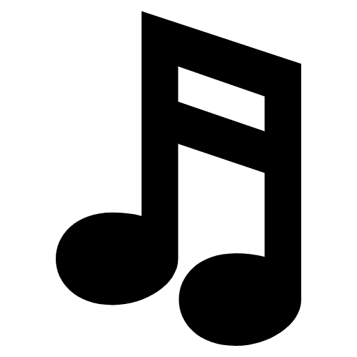 Musical Note Element from EmojiTwo Black Set