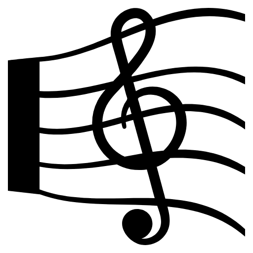 Musical Score Emoji from EmojiTwo Black Set