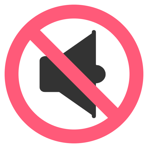 Muted Speaker Element from EmojiTwo Colors Set