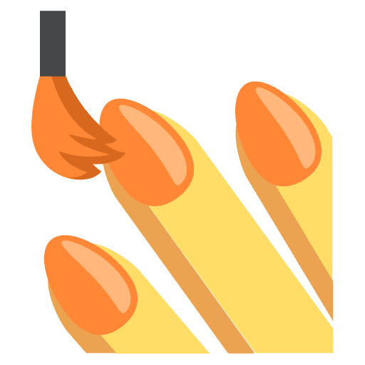 Nail Polish Emoji from EmojiTwo Colors Set