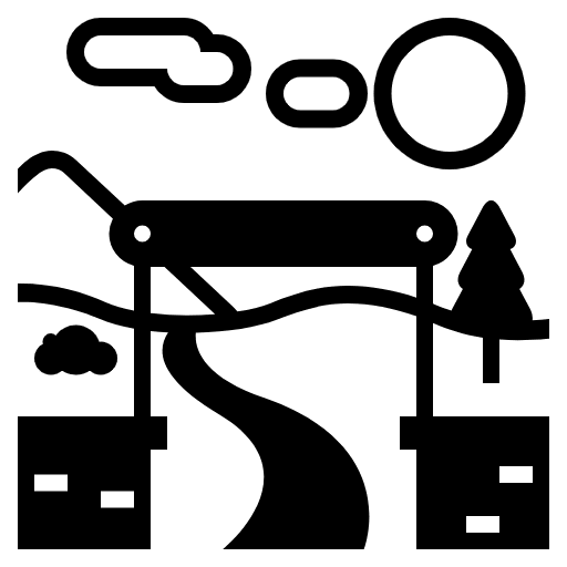 National Park Emoji from EmojiTwo Black Set