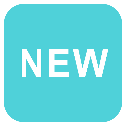 New Button Emoji from EmojiTwo Colors Set