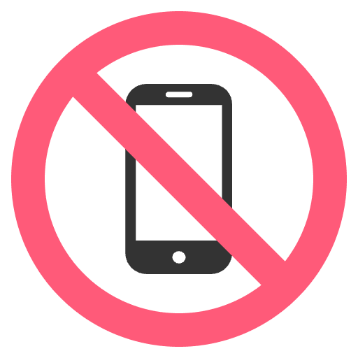 No Mobile Phones Element from EmojiTwo Colors Set
