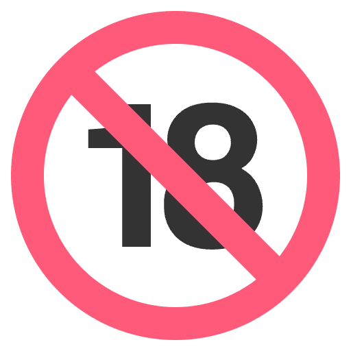 No One Under Eighteen Emoji from EmojiTwo Colors Set