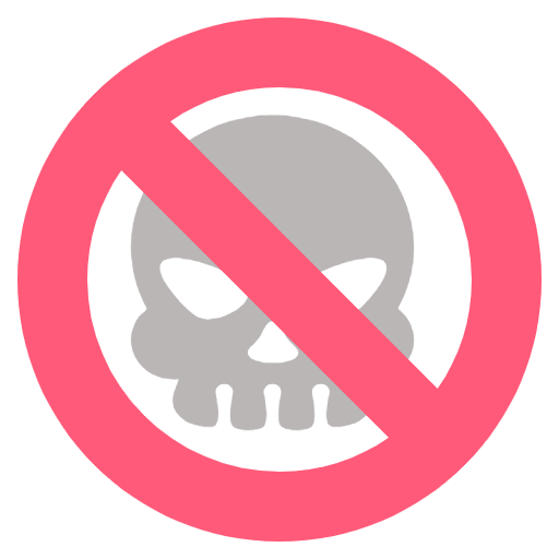 No Piracy Emoji from EmojiTwo Colors Set