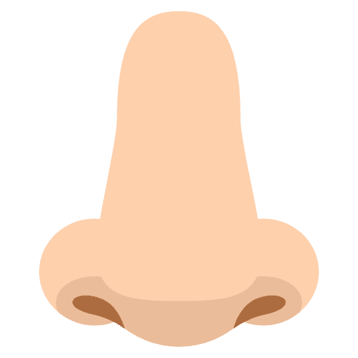 Nose Medium Light Skin Tone Emoji from EmojiTwo Colors Set