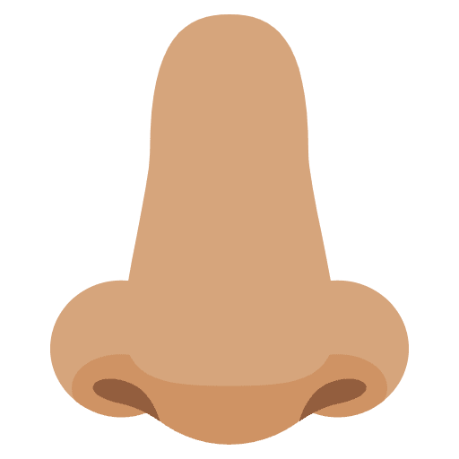 Nose Medium Skin Tone Emoji from EmojiTwo Colors Set