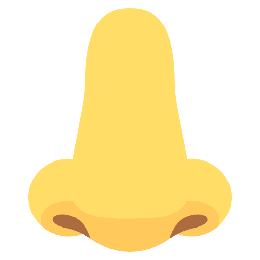 Nose Emoji from EmojiTwo Colors Set