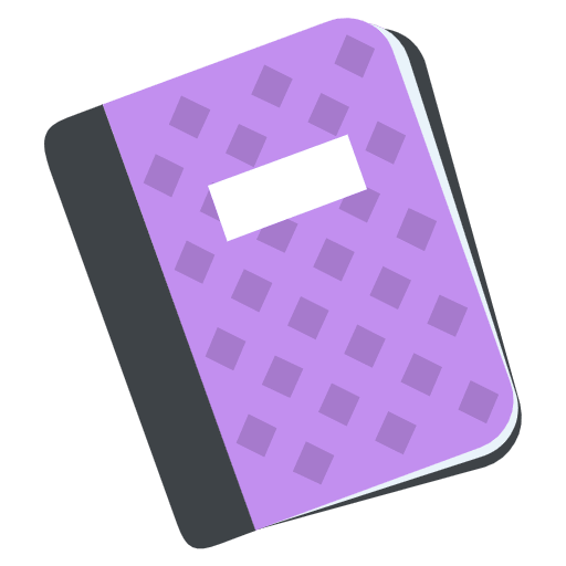 Notebook With Decorative Cover Emoji from EmojiTwo Colors Set