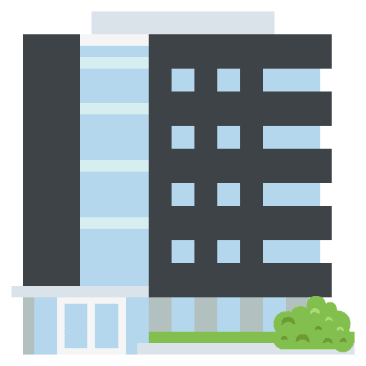 Office Building Emoji from EmojiTwo Colors Set
