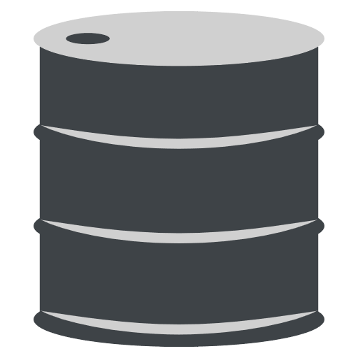 Oil Drum Emoji from EmojiTwo Colors Set
