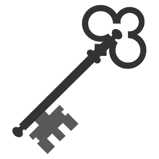 Old Key Element from EmojiTwo Colors Set