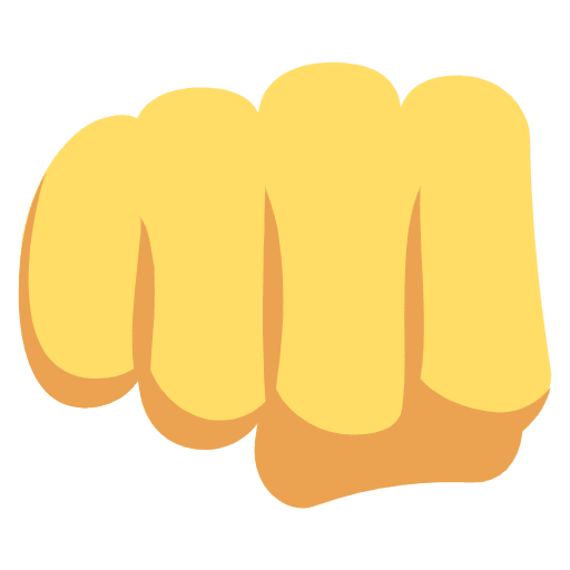 Oncoming Fist Element from EmojiTwo Colors Set