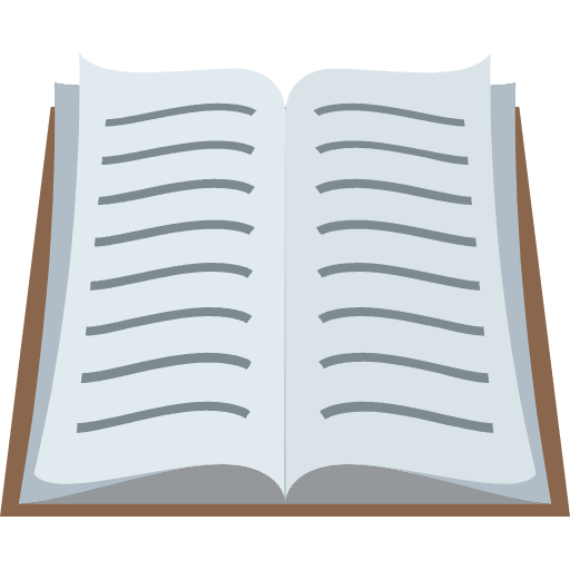 Open Book Element from EmojiTwo Colors Set