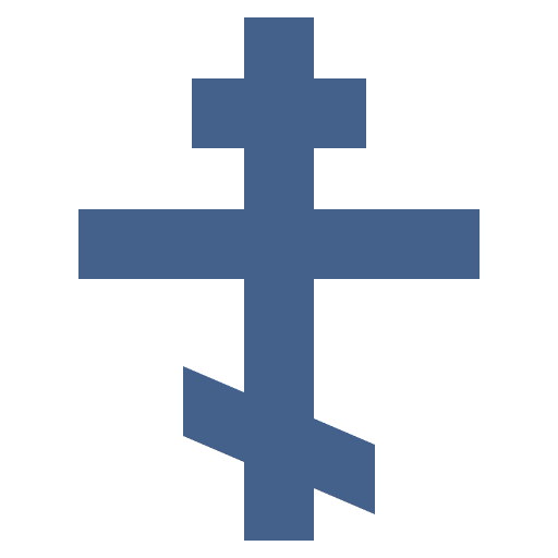 Orthodox Cross Element from EmojiTwo Colors Set
