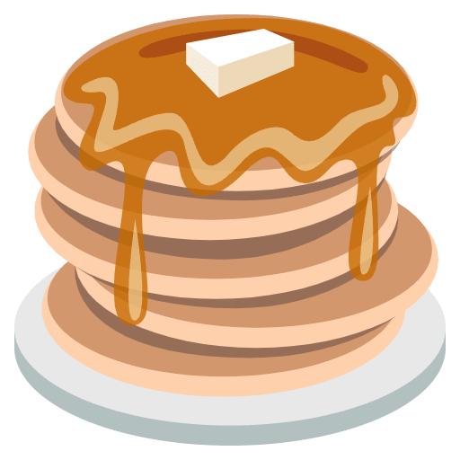 Pancakes Emoji from EmojiTwo Colors Set