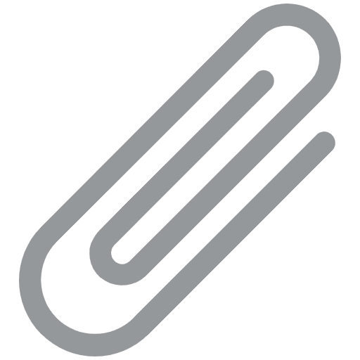 Paperclip Emoji from EmojiTwo Colors Set