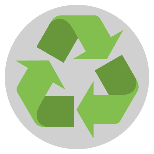 Partially Recycled Paper Symbol Emoji from EmojiTwo Colors Set
