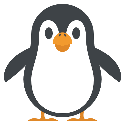 Penguin Emoji from EmojiTwo Colors Set