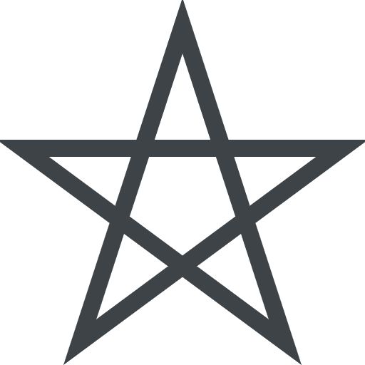 Pentagram Emoji from EmojiTwo Colors Set