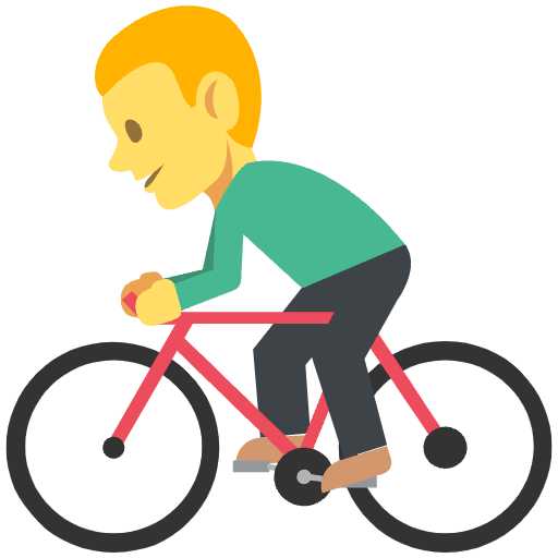 Person Biking Element from EmojiTwo Colors Set