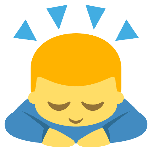 Person Bowing Element from EmojiTwo Colors Set