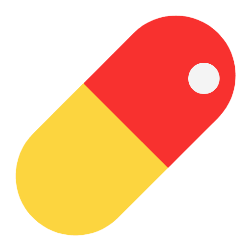 Pill Flat Emoji from Fluent Emoji Flat Set