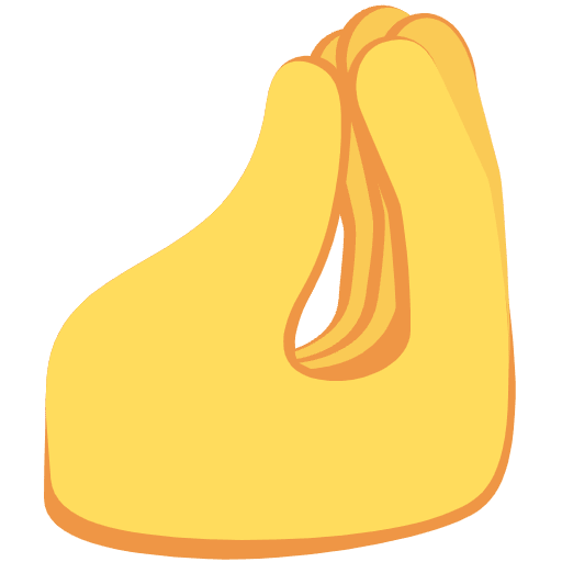 Pinched Fingers Emoji from Twemoji Set