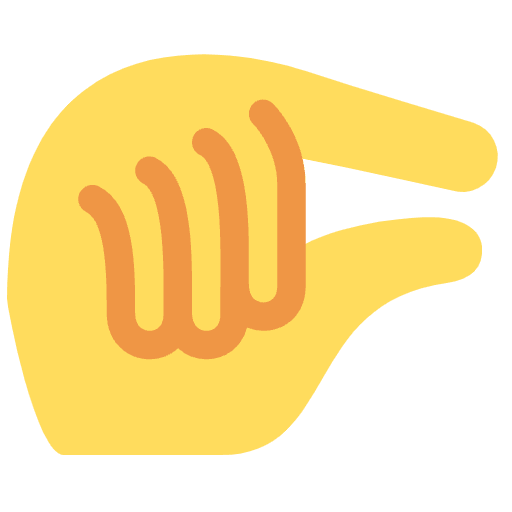 Pinching Hand Emoji from Twemoji Emoji Set