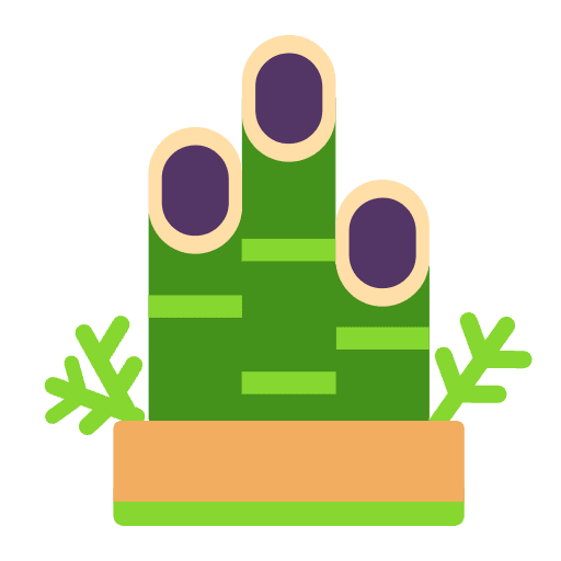 Pine Decoration Flat Element from Fluent Emoji Flat Set