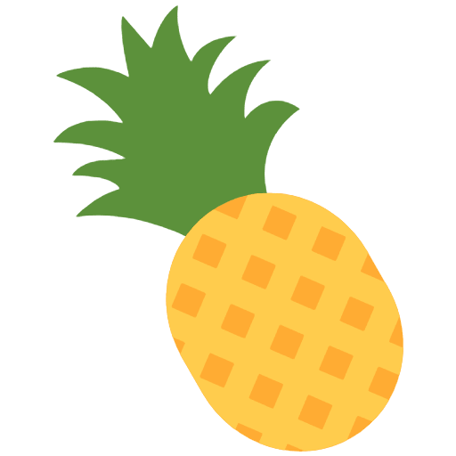 Pineapple Emoji from Twemoji Set