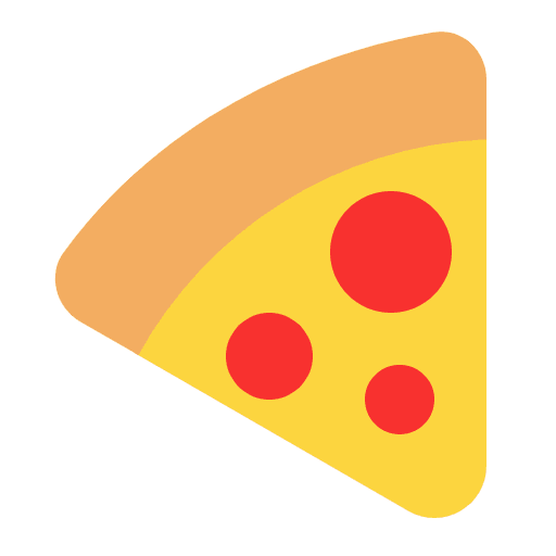 Pizza Flat Element from Fluent Emoji Flat Set