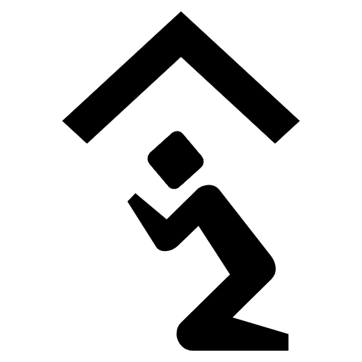 Place Of Worship Emoji from EmojiTwo Black Set